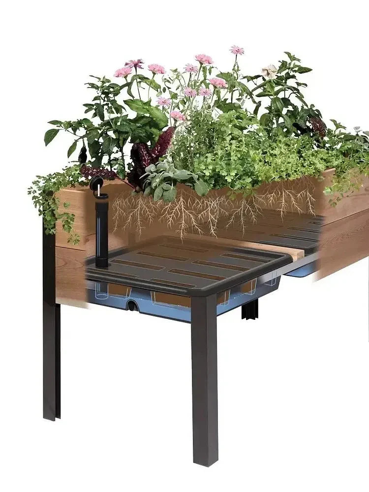 🔥Hot Sale🔥Heavy Duty Standing Garden Planters for Outdoor,Perfect for Patio Deck & Backyard